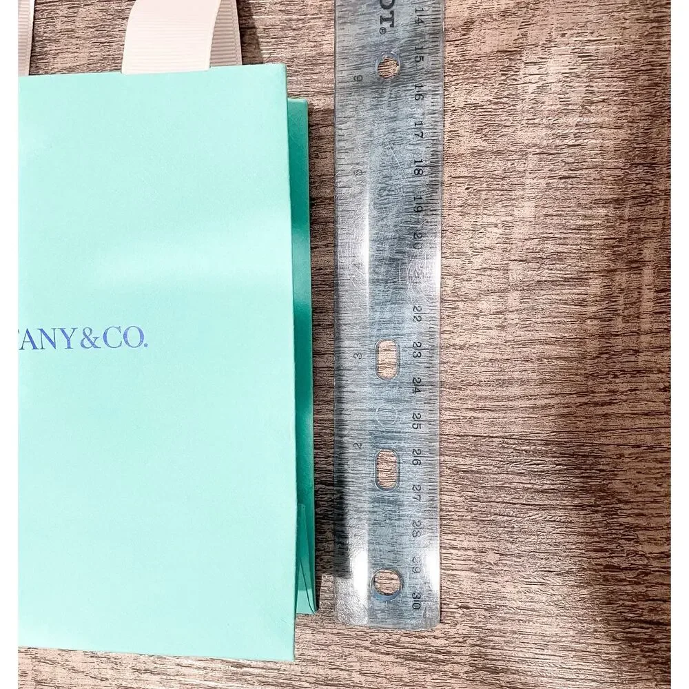 8 PCS Tiffany & Co. Small Blue Paper Bird On Rock Shopping Gift Bags 6x5x3